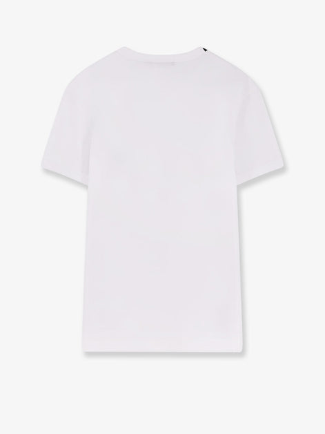 Cotton t-shirt with iconic logo patch