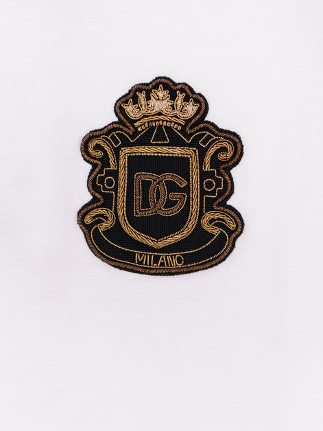 Cotton t-shirt with iconic logo patch