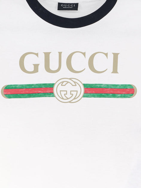 Cotton t-shirt with iconic print