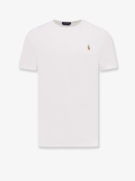 Cotton t-shirt with Logo embroidery