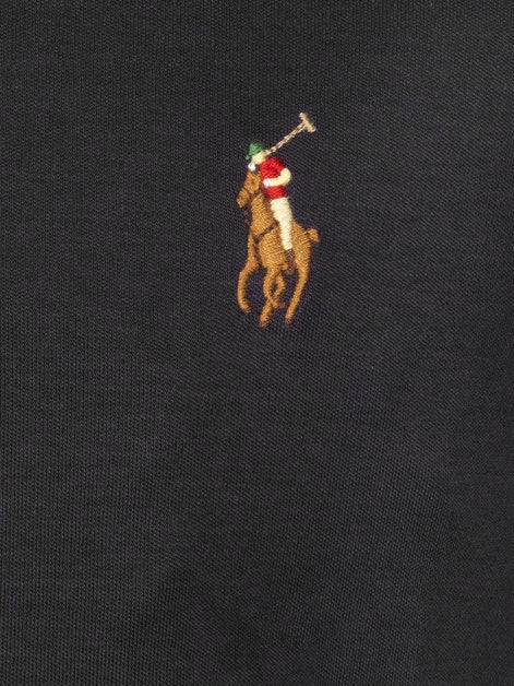 Cotton t-shirt with Logo embroidery