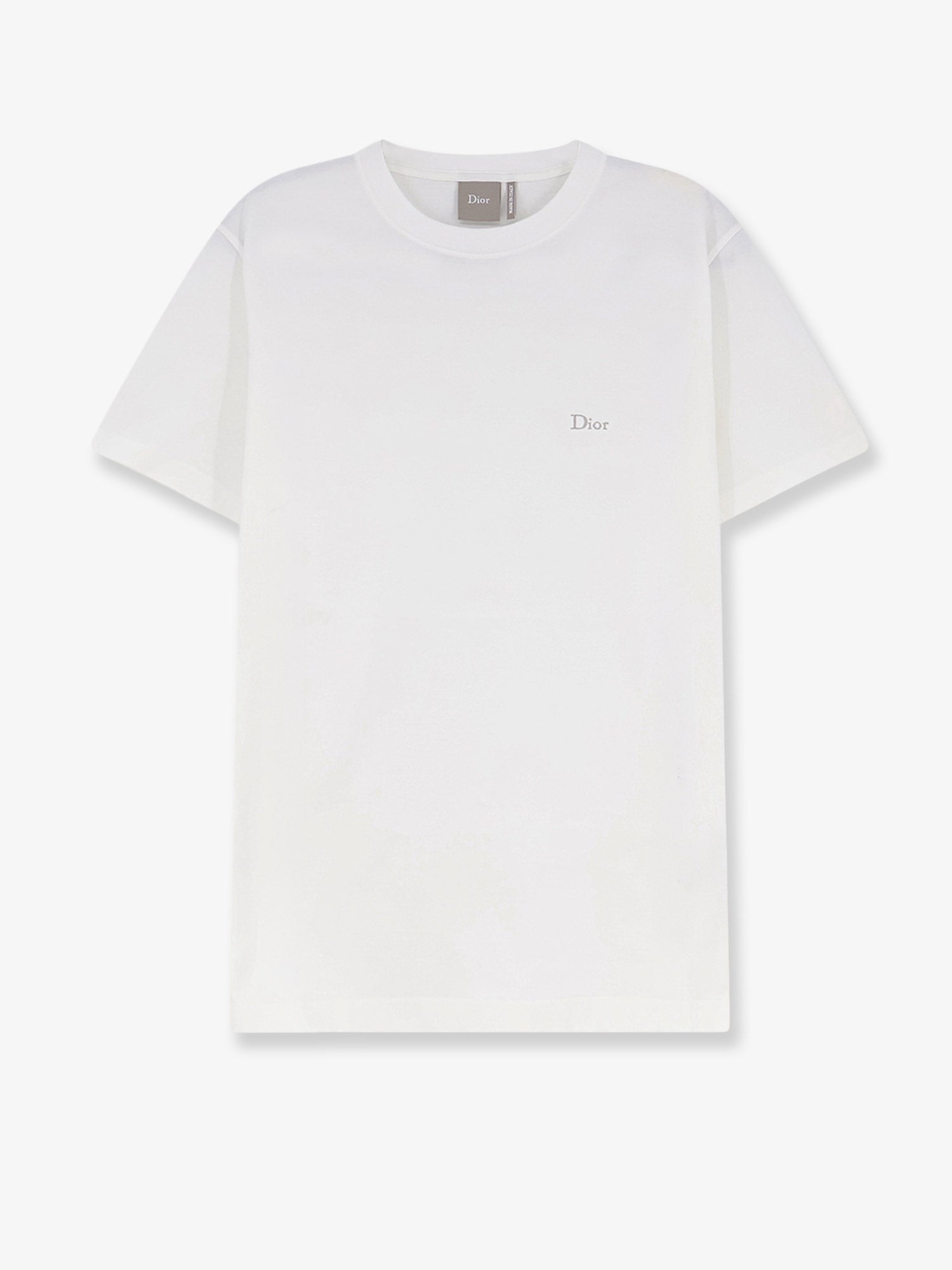 Cotton t-shirt with Logo embroidery