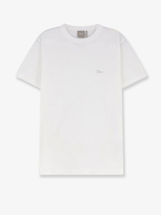 Cotton t-shirt with Logo embroidery