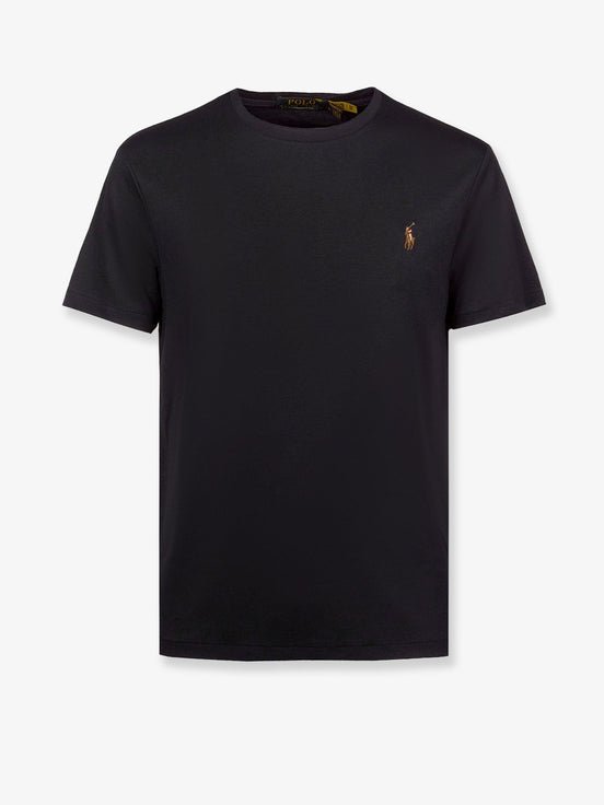 Cotton t-shirt with Logo embroidery