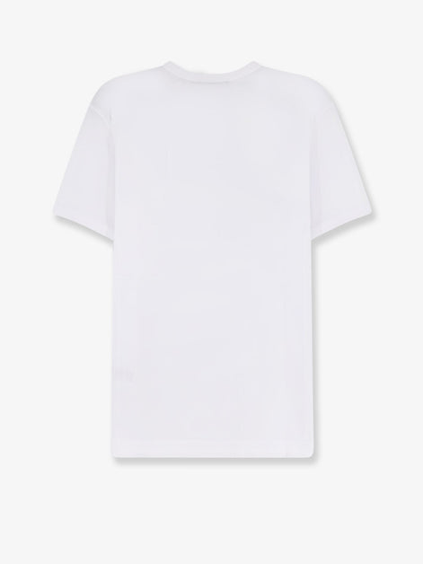 Cotton T-shirt with patch logo on the front
