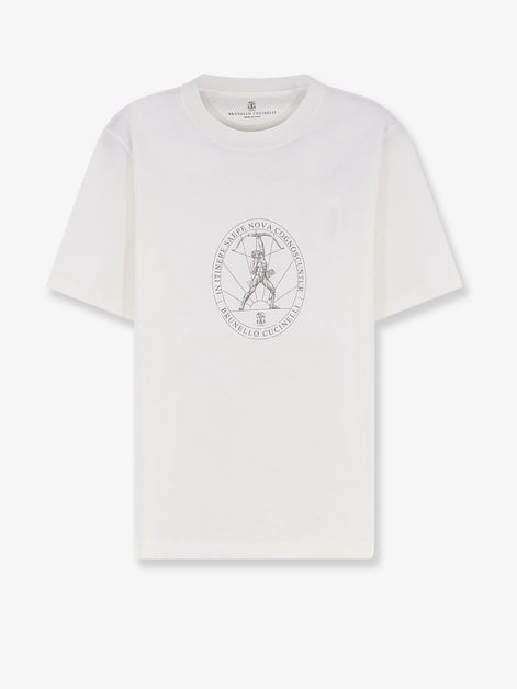 Cotton T-shirt with print on the front