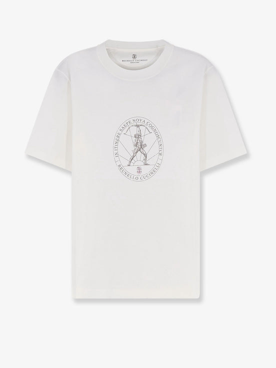 Cotton T-shirt with print on the front