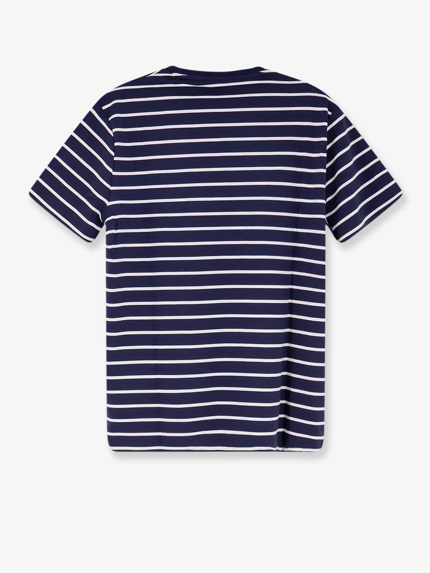 Cotton T-shirt with striped pattern