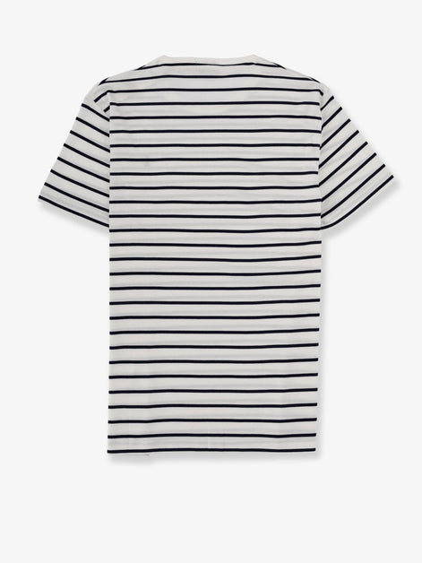 Cotton t-shirt with striped pattern