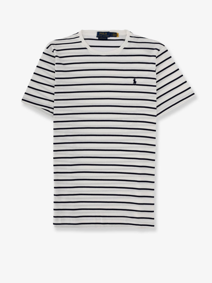 Cotton t-shirt with striped pattern