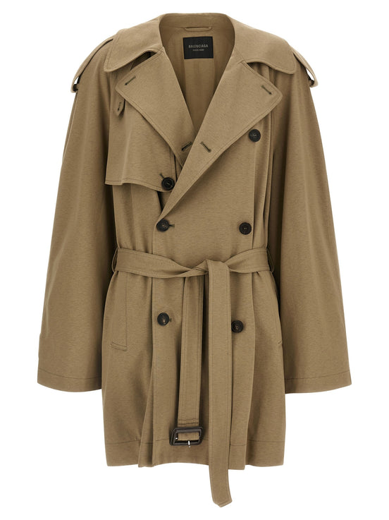 Cotton trench coat