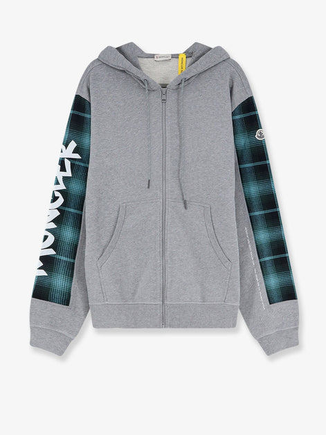 Cotton zip-up hoodie