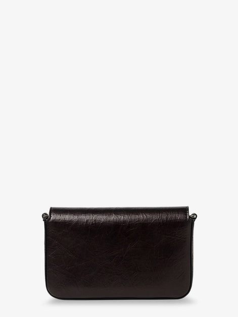 Fendi Crackled Leather Wallet on Chain Tube crossbody bag