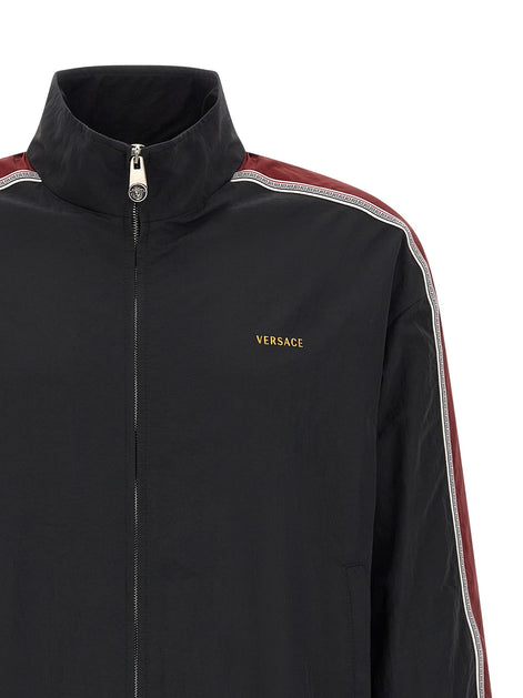 Craquelé-effect blouson