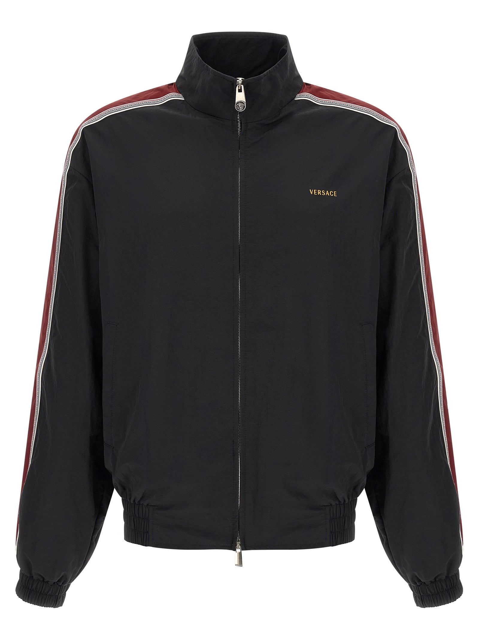 Craquelé-effect blouson