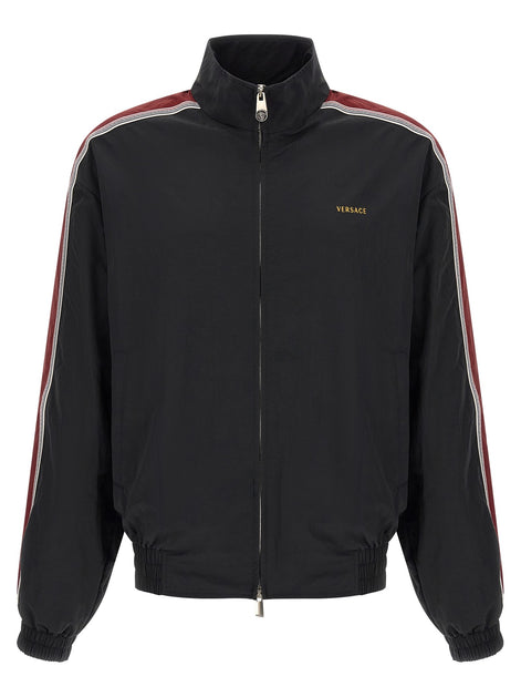 Craquelé-effect blouson