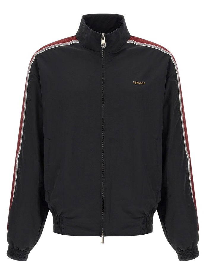 Craquelé-effect blouson