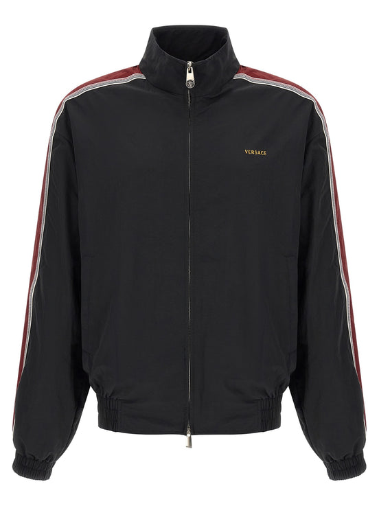Craquelé-effect blouson
