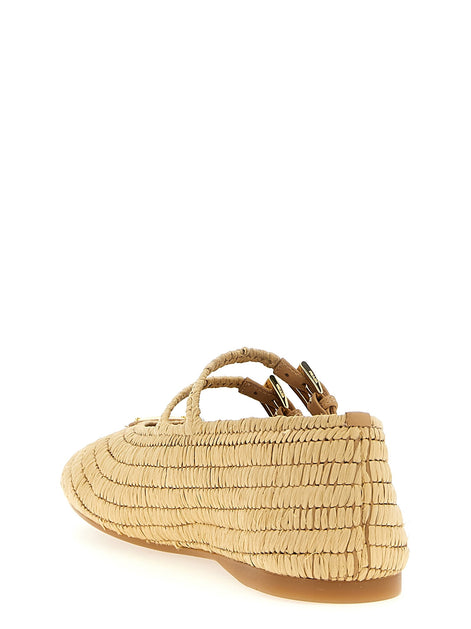 Crochet ballet flats
