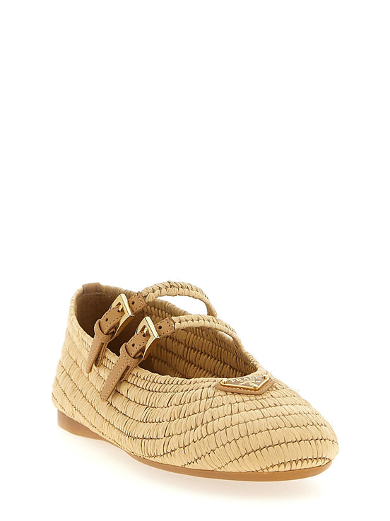 Crochet ballet flats
