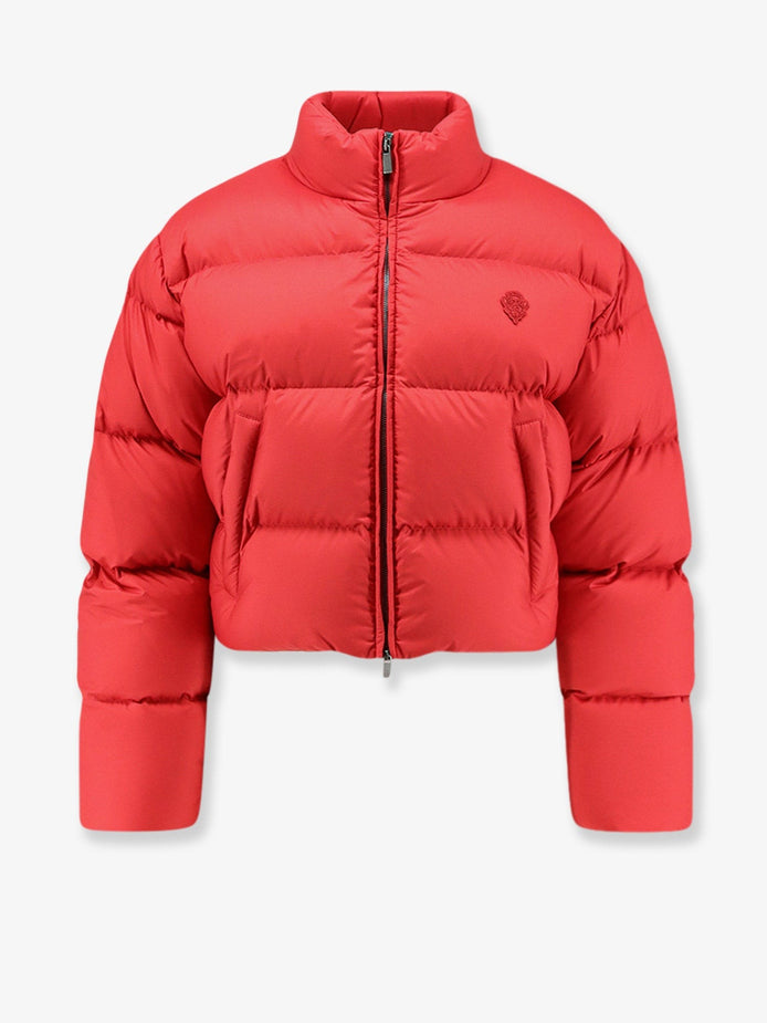 Crop Fit down jacket with iconic crest