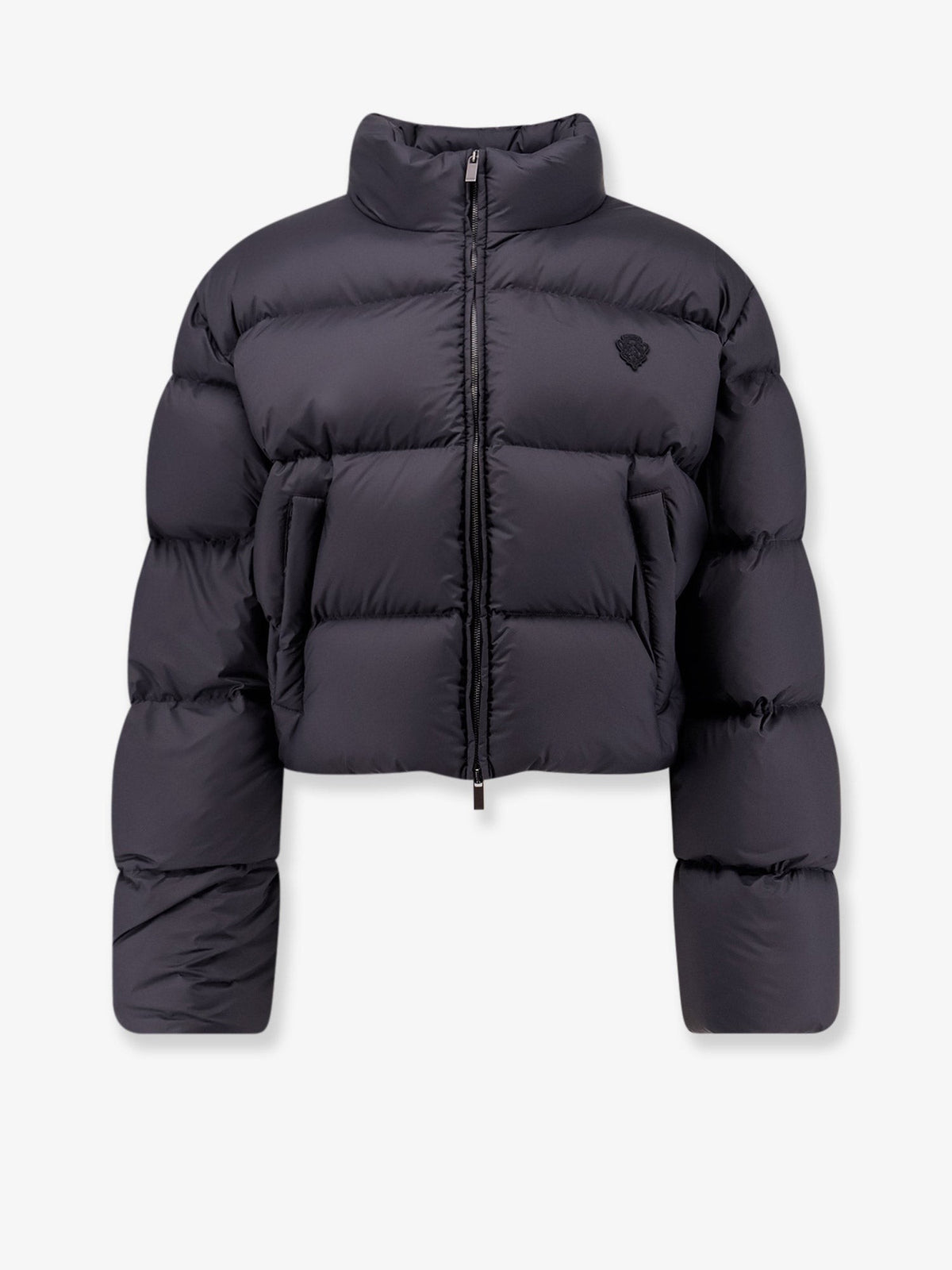 Crop Fit Down Jacket with iconic crest