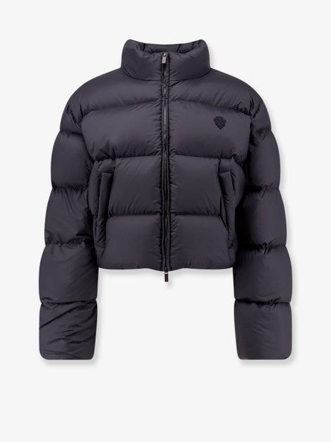 Crop Fit Down Jacket with iconic crest