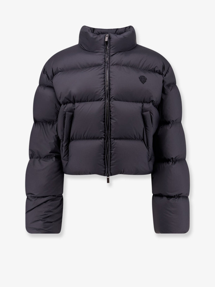 Crop Fit Down Jacket with iconic crest