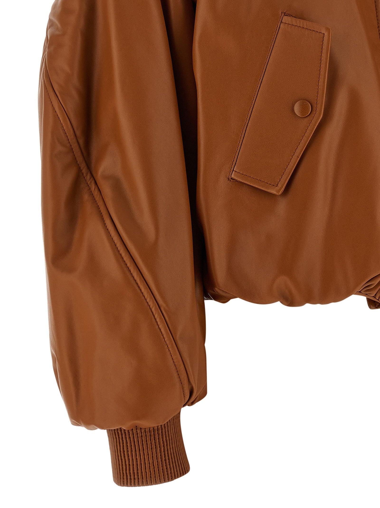 Cropped bomber jacket