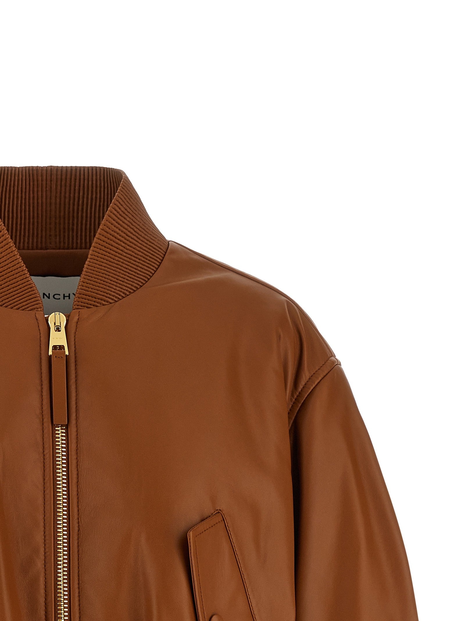 Cropped bomber jacket