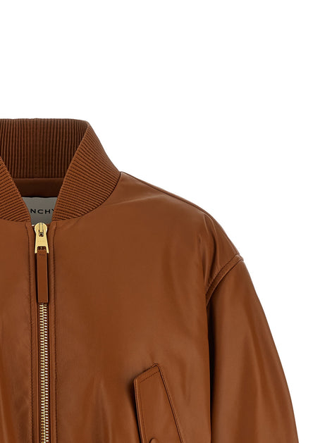 Cropped bomber jacket