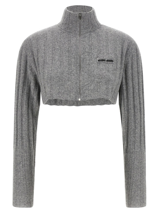 Cropped cardigan