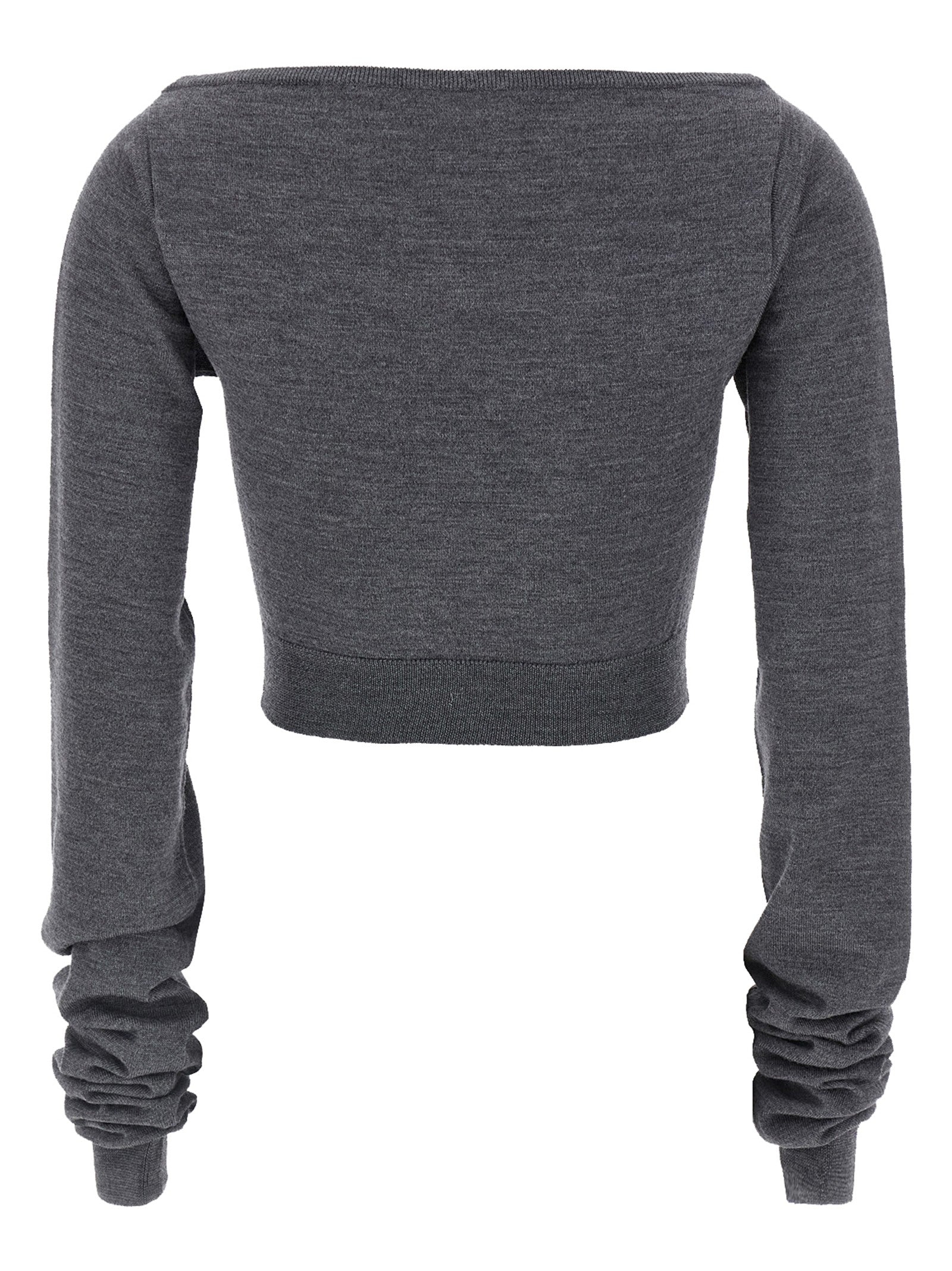 Miu Miu Cropped knit top