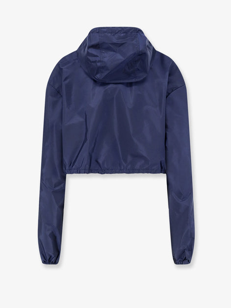 Miu Miu Cropped recycled nylon jacket