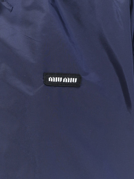 Miu Miu Cropped recycled nylon jacket