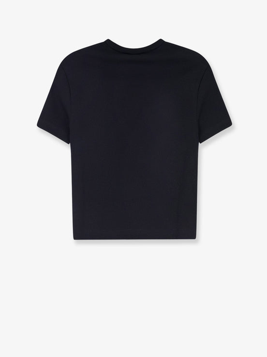 Fendi Cropped stretch cotton t-shirt