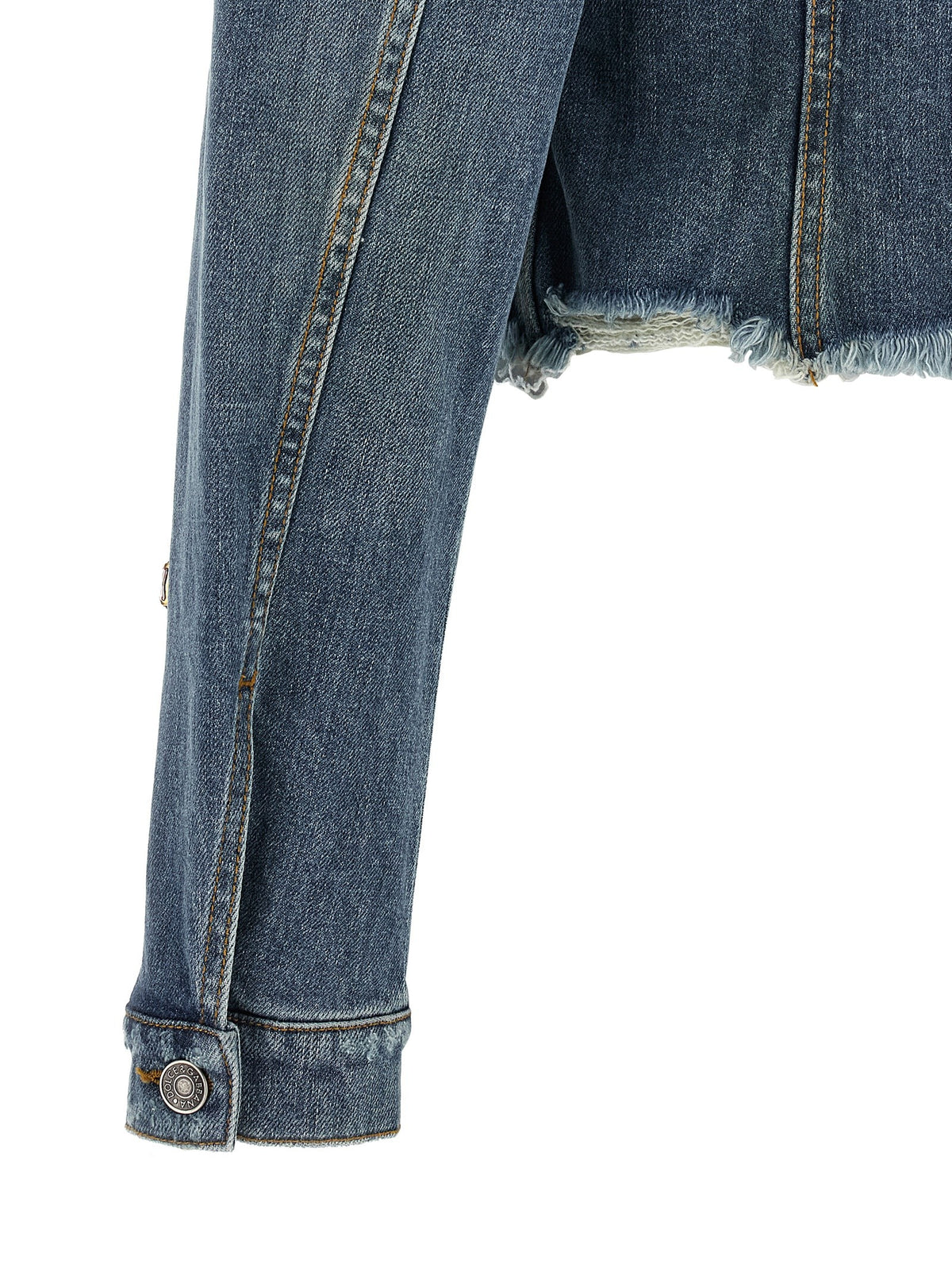 Dolce & Gabbana Cross denim jacket