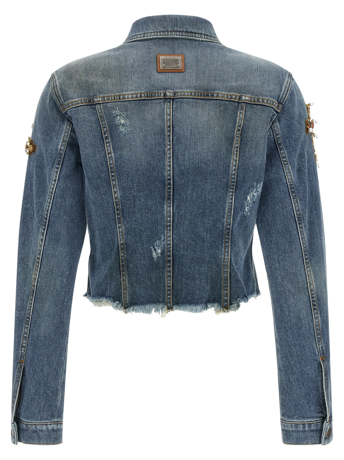 Dolce & Gabbana Cross denim jacket