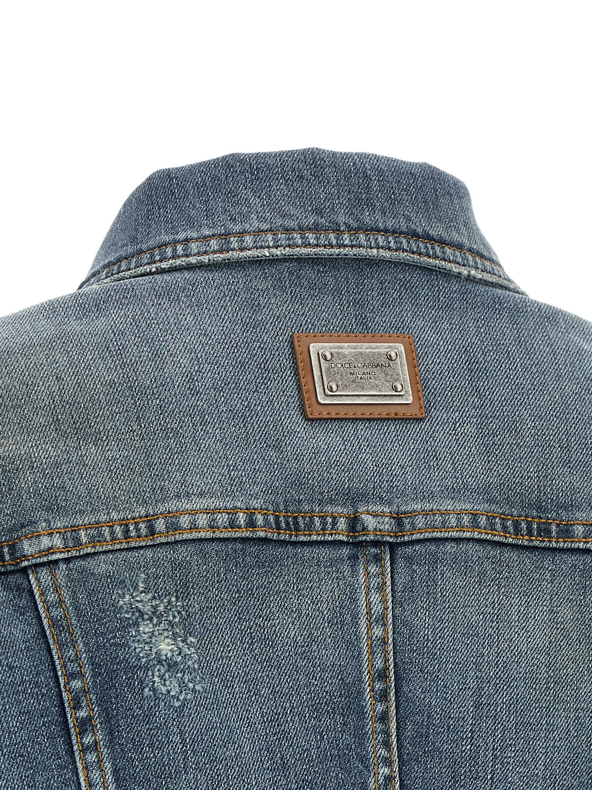 Dolce & Gabbana Cross denim jacket
