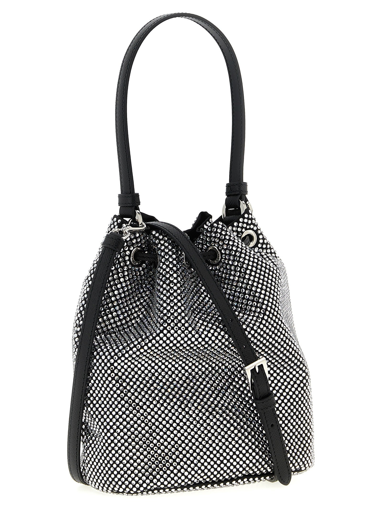 'Crystal' bucket bag
