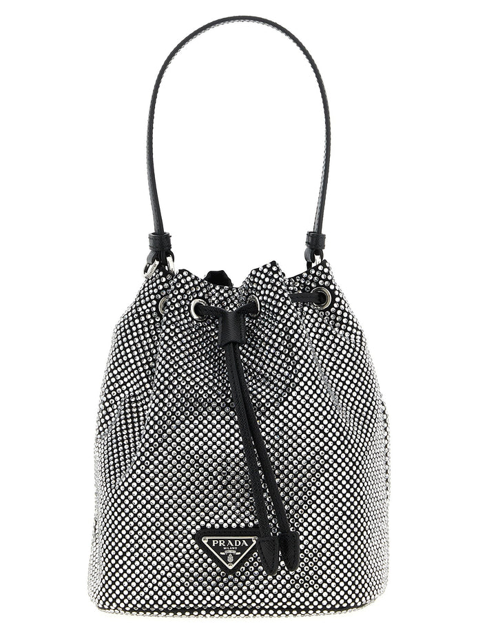 'Crystal' bucket bag