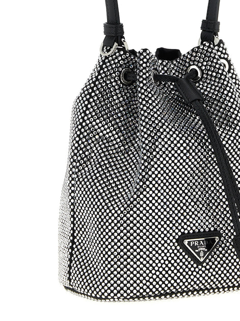 'Crystal' bucket bag