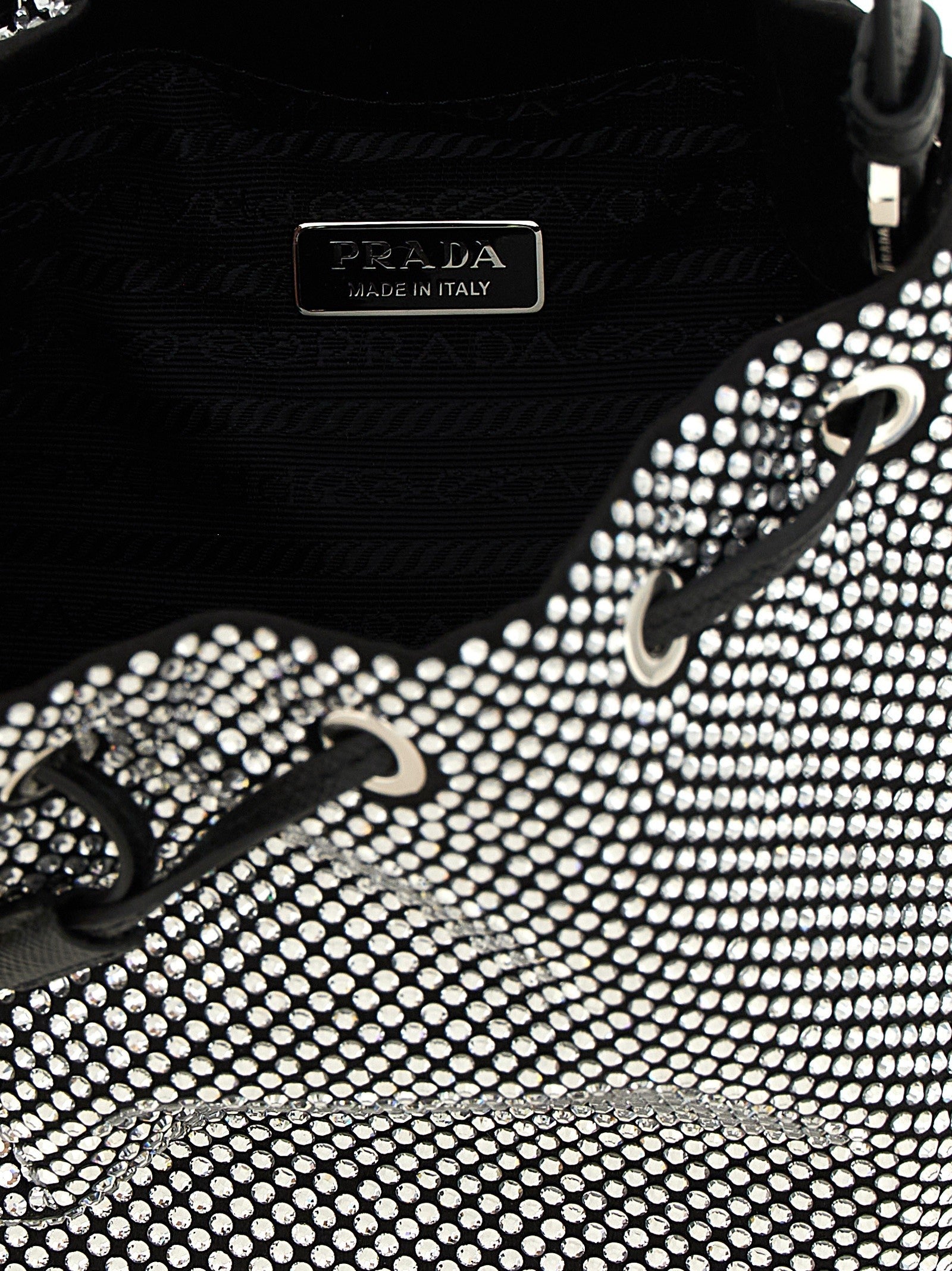 'Crystal' bucket bag