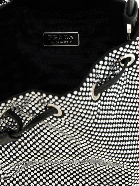 'Crystal' bucket bag