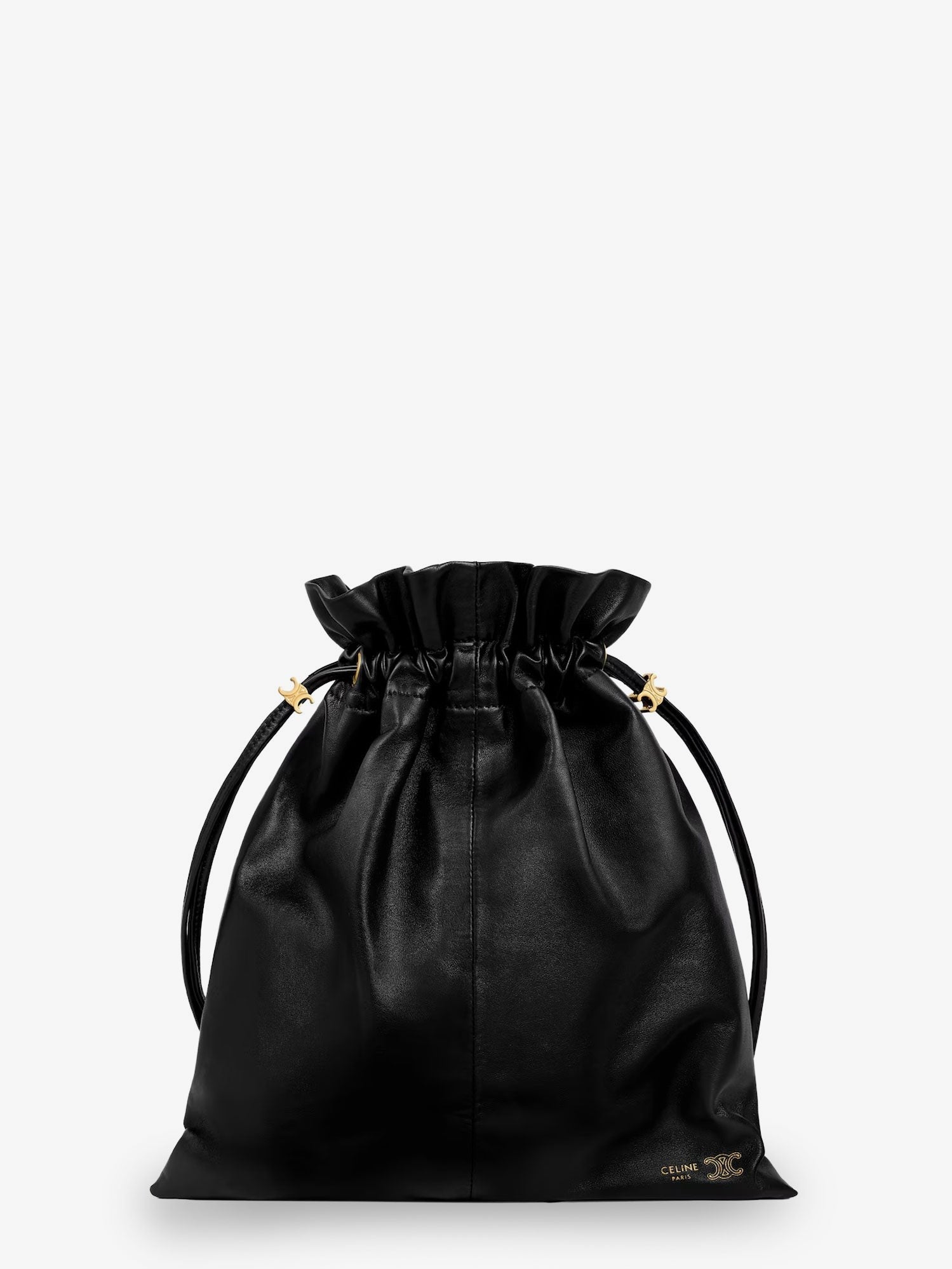 Crystal leather crossbody bag