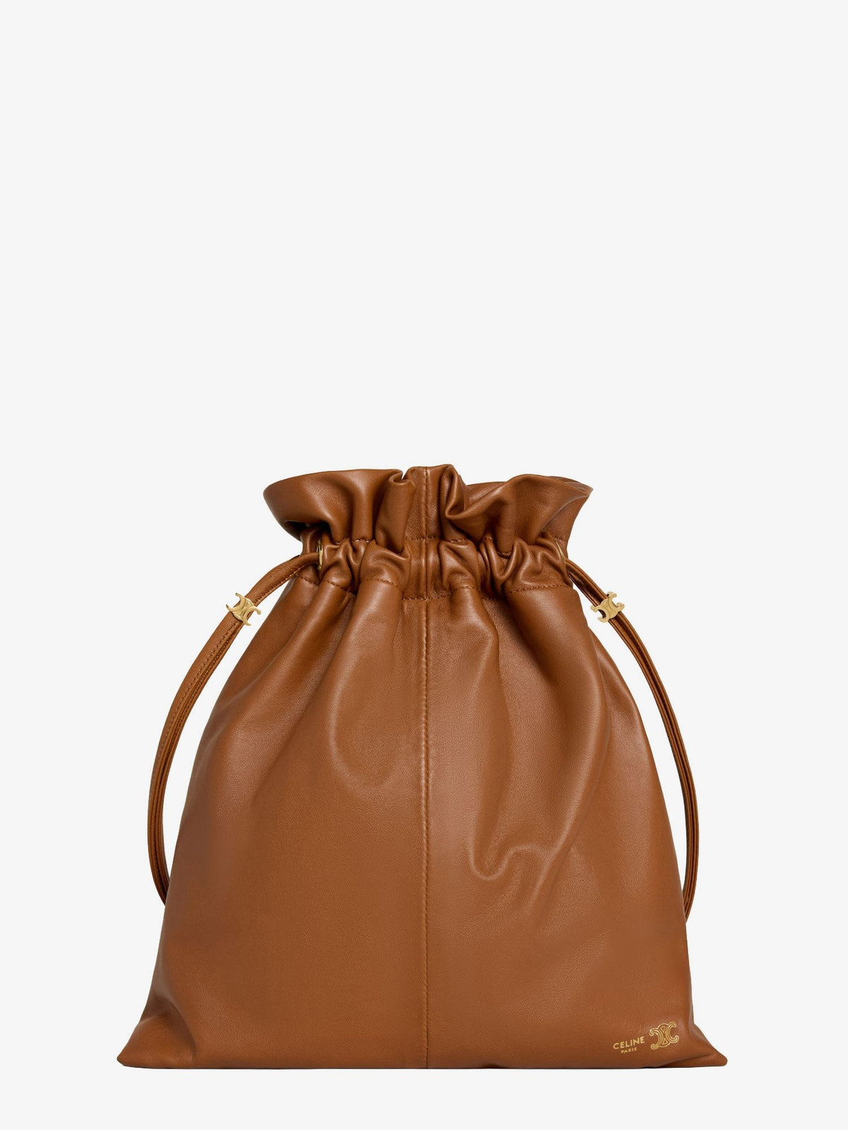 Crystal leather crossbody bag