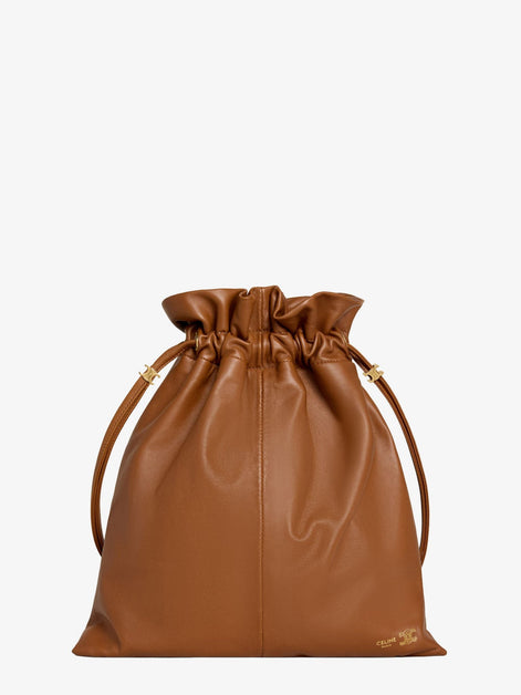 Crystal leather crossbody bag