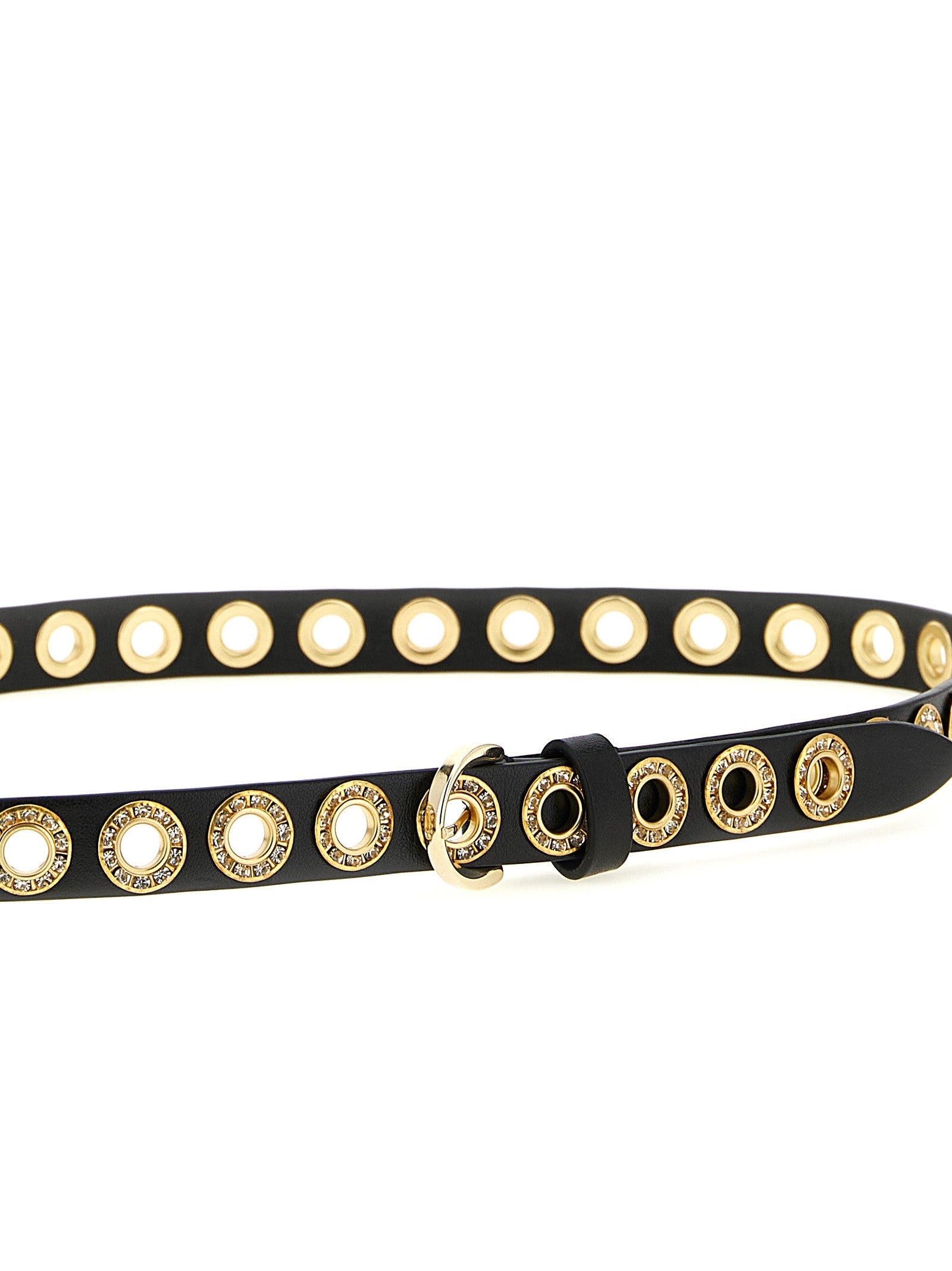 Crystal studs belt