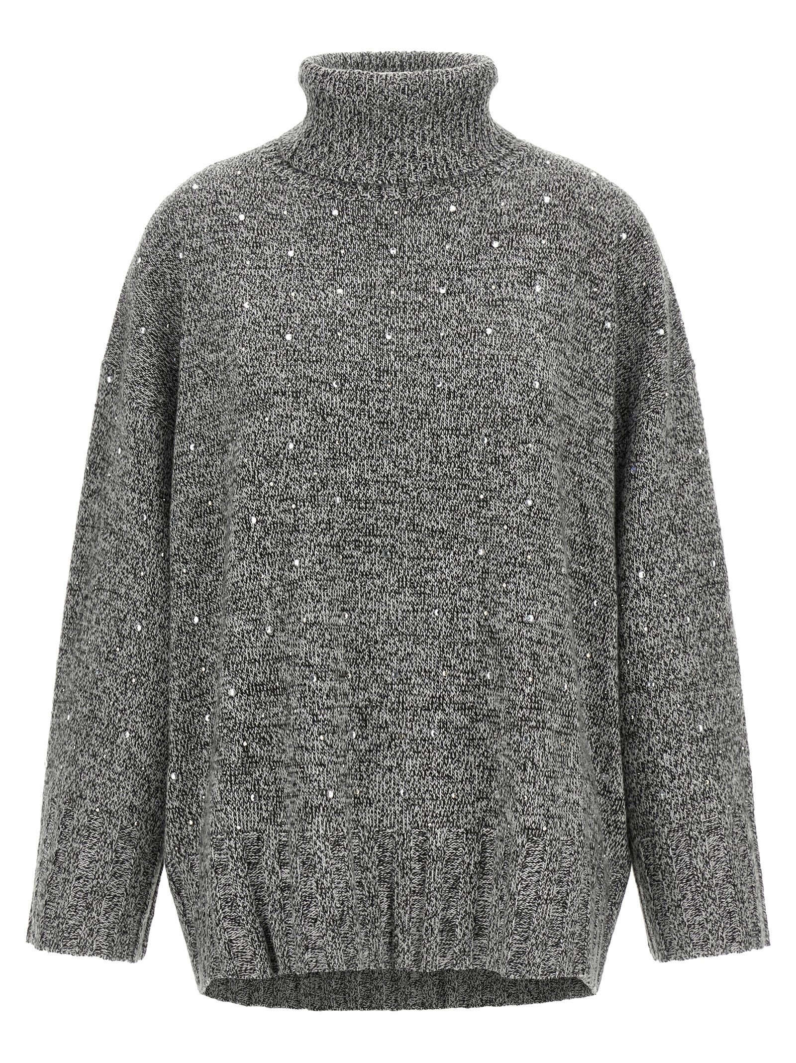 Crystal turtleneck sweater