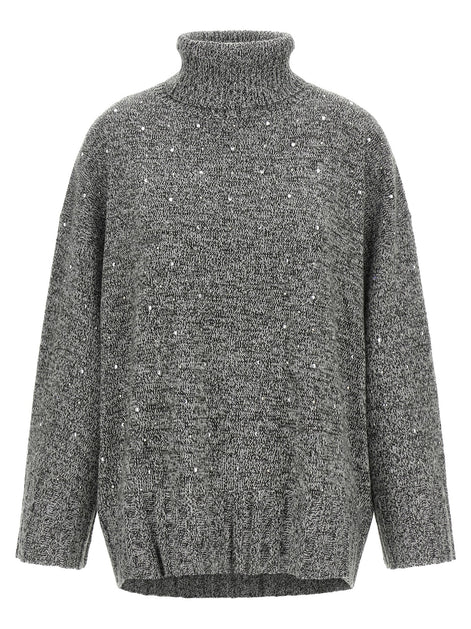 Crystal turtleneck sweater